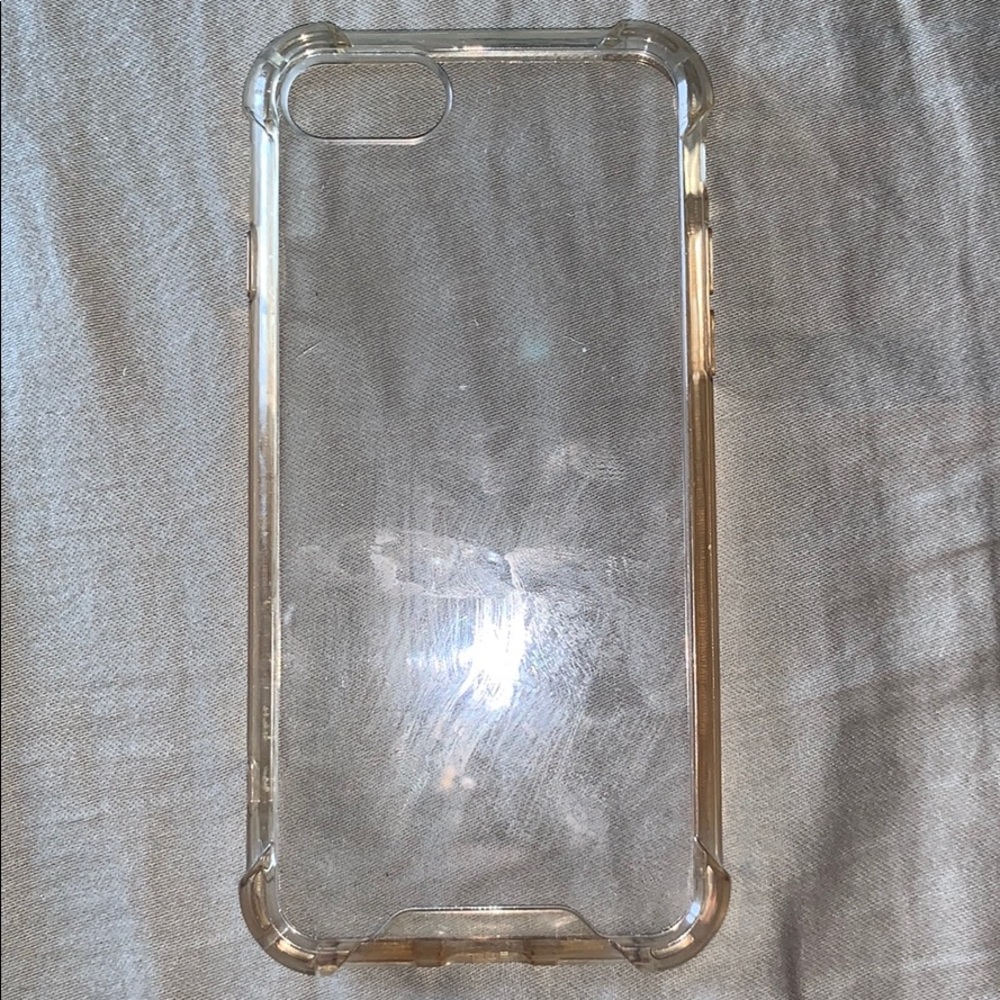 clear iphone case with protected corners!